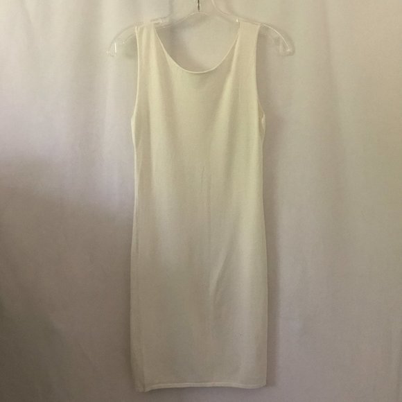 kd dance New York White Scoop Neck Knit Dress - Picture 3 of 5